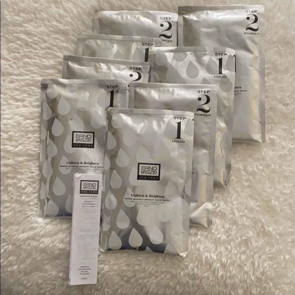 Set of 4 Erin Laszlo Lighten and Brighten facemask